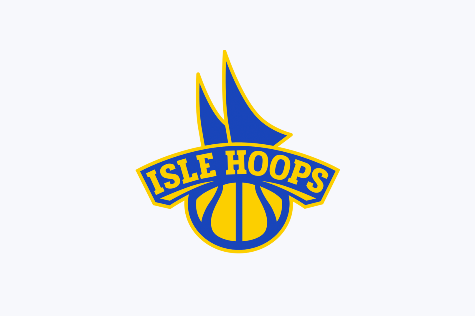 isle hoops logo design