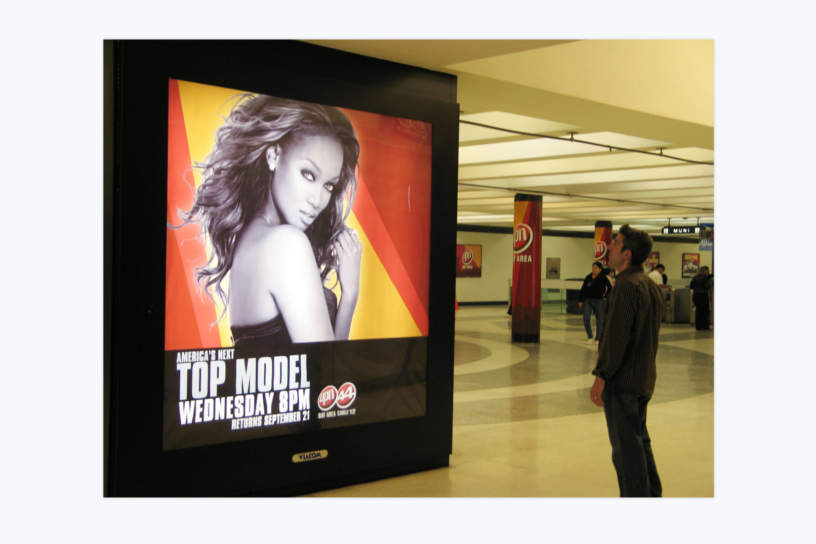 americas next top model subway poster design