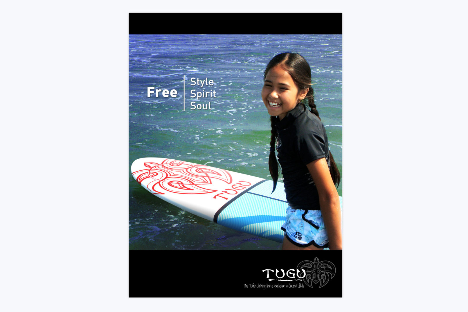 Coconut Style TUGU Free poster design