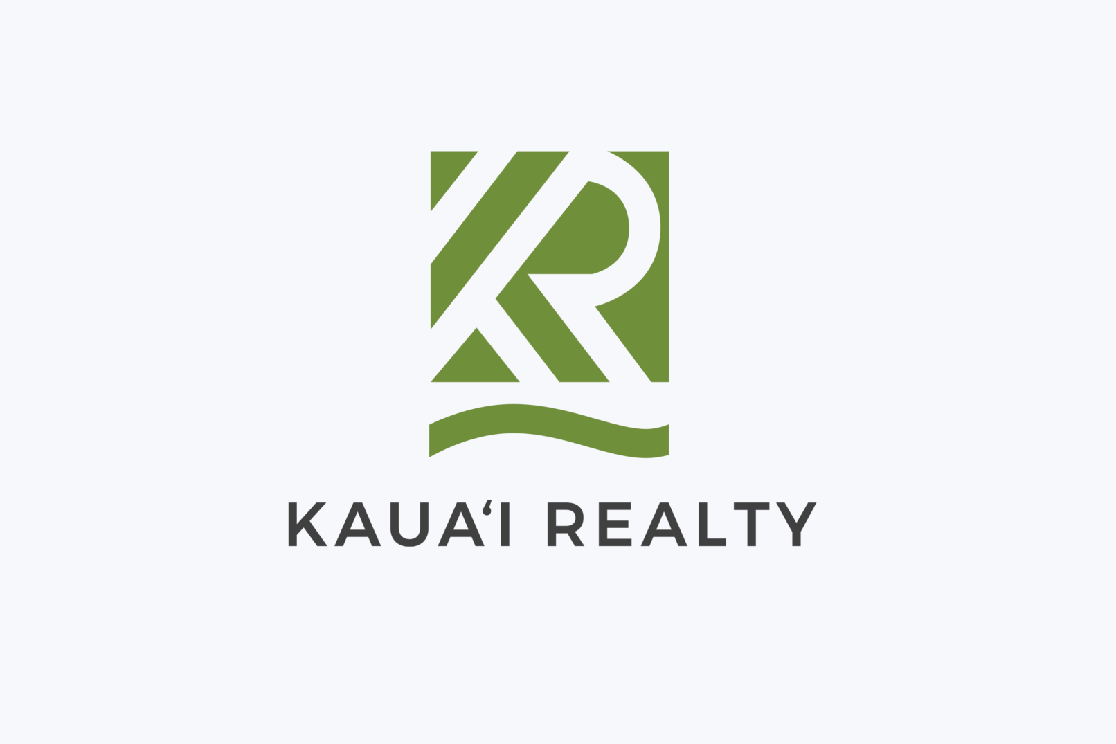 Kauai Realty logo design Skyfarm 808